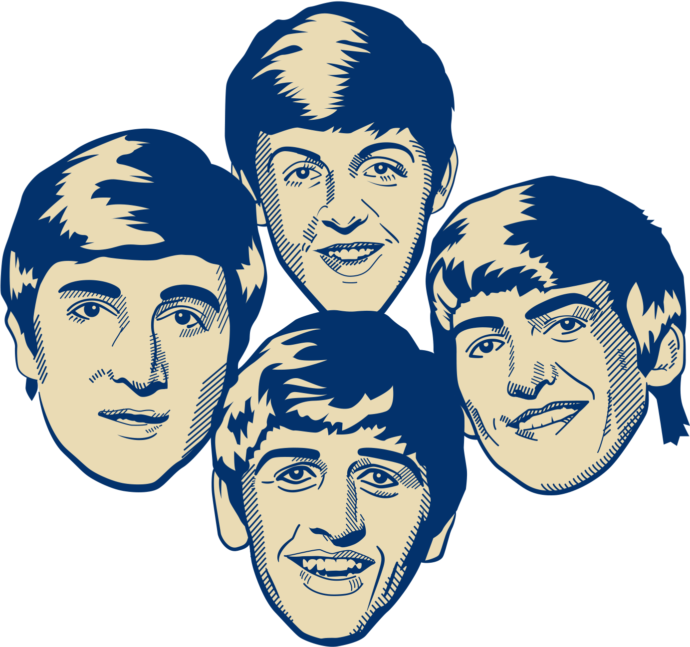 Gouwe Ouwe illustratie The Beatles