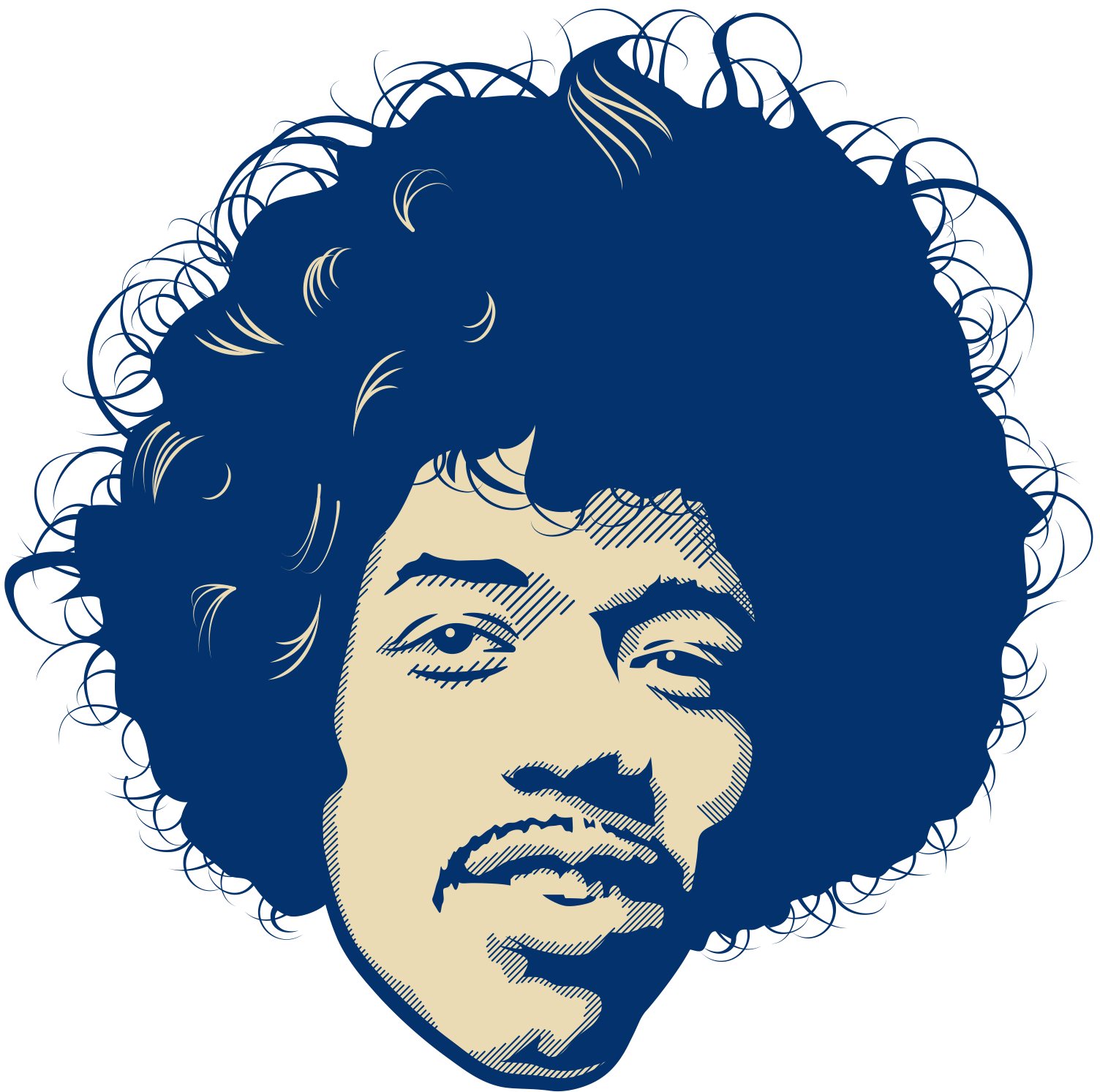 Gouwe Ouwe illustratie Jimi Hendrix